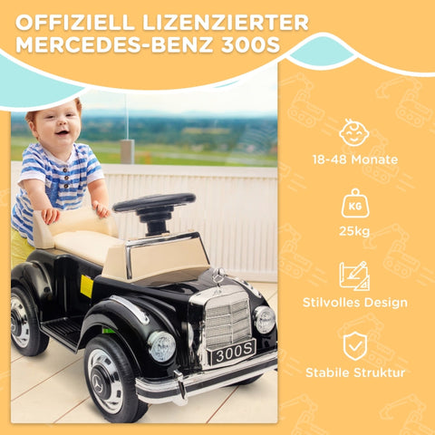 Rootz Ride-On Kinderauto - Elektrische kinderauto - Speelgoedvoertuig - Opbergruimte - Anti-omkantelapparaat - 77,5 cm x 41,5 cm x 45 cm - Kunststof en metaal - Zwart