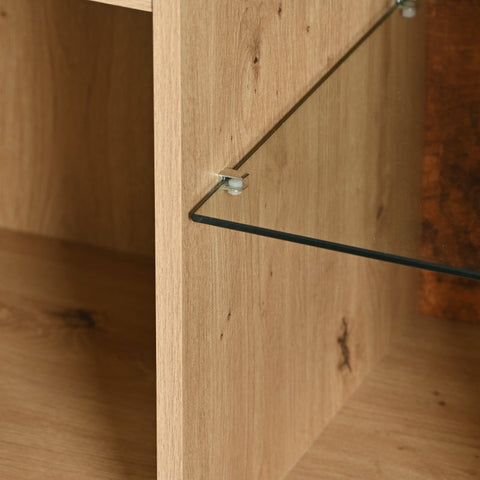 Rootz Modern Sideboard - Buffet Cabinet - Storage Console - Versatile Chipboard - 160cm x 40cm x 85cm