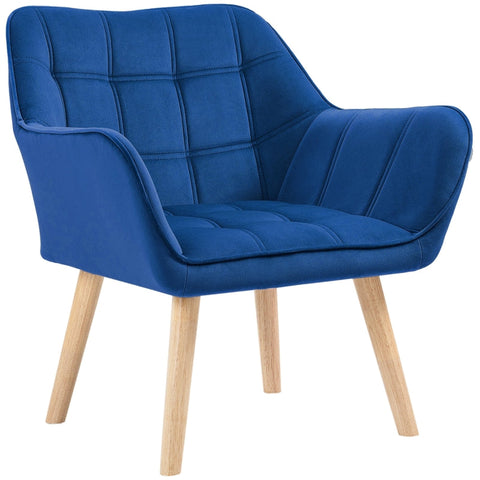 Rootz Scandinavian Style Lounge Chair - Reading Chair - Armchair - Strong & Compact - 67cm x 61.5cm x 71cm