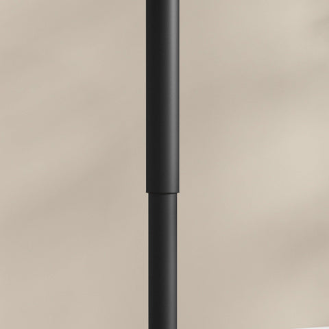 Rootz Marble Look Bar Table - Bistro Table - Height-Adjustable Table - Space-Saving Design - 60 x 60 x 68-93.5 cm