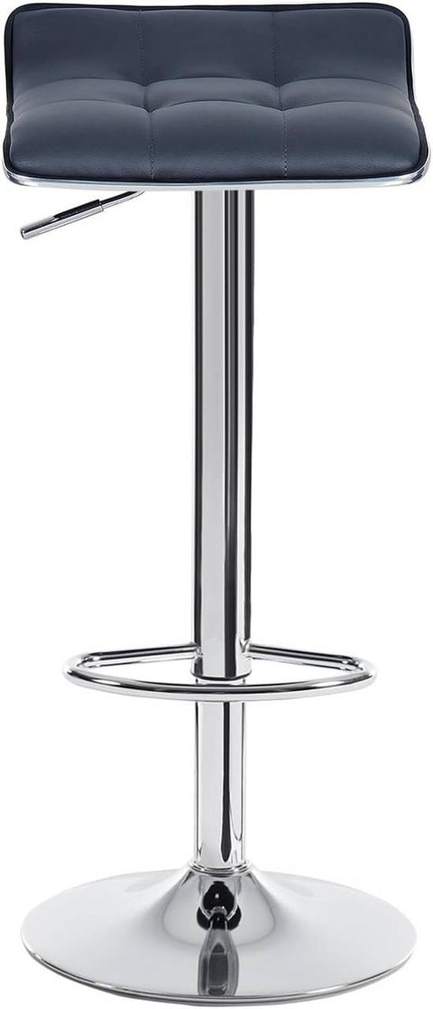 Rootz Bar Stool - Adjustable Counter Chair - Swivel Seat - Ergonomic Design - Durable Build - Stylish Look - 38cm x 40cm x 64-86cm