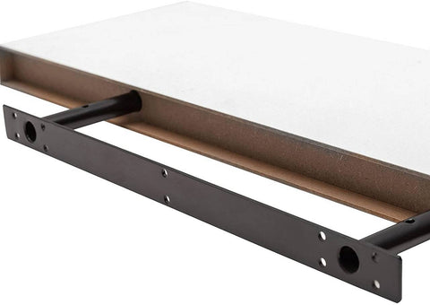 Rootz Set of 4 Wall Shelves - Hanging Shelves - Floating Shelves - Moisture Resistant - Easy Installation - Versatile Design - 30cm x 22.9cm x 3.8cm