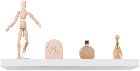 Rootz Set of 4 Wall Shelves - Hanging Shelves - Floating Shelves - Moisture Resistant - Easy Installation - Versatile Design - 30cm x 22.9cm x 3.8cm