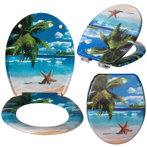 Rootz Duroplastic Toilet Seat - Soft-Close Mechanism - Antibacterial Protection - 45.5cm x 37.1cm - Oval Shape - White - Universal Fit