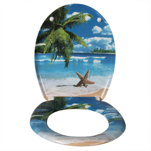Rootz Duroplastic Toilet Seat - Soft-Close Mechanism - Antibacterial Protection - 45.5cm x 37.1cm - Oval Shape - White - Universal Fit