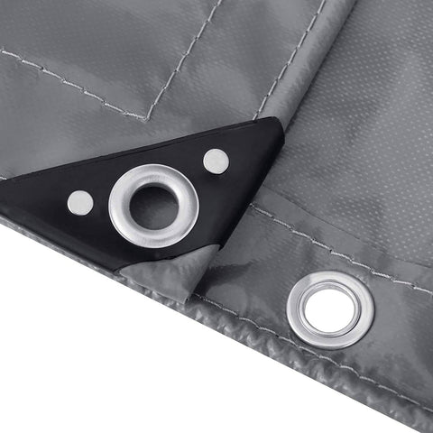 Rootz Ultimate Protective Tarpaulin - Weatherproof Cover - Multi-Use Tarp - Durable, UV Resistant, Easy Installation - 4m x 5m