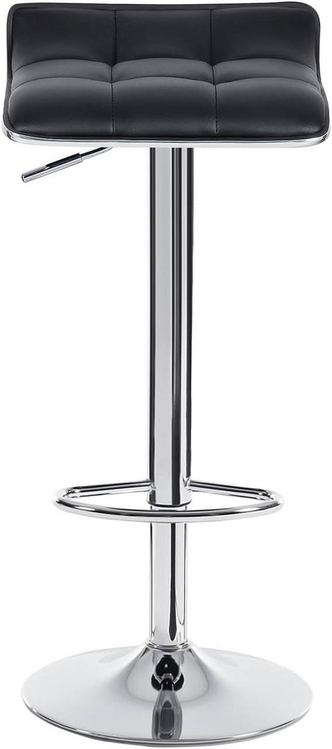 Rootz Bar Stool - Adjustable Counter Chair - Swivel Seat - Ergonomic Design - Durable Build - Stylish Look - 38cm x 40cm, Height 64cm-86cm