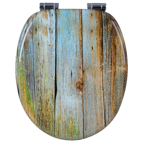 Rootz Toilet Seat with Soft-Close Mechanism - Antibacterial and Water-Repellent - Universal O-Shaped - Anti-Slip - 37.8cm x 43.8cm x 5.9cm