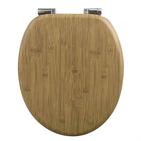 Rootz Soft Close Toilet Seat - Antibacterial - Water-Repellent - Non-Slip - Easy to Assemble - Universal O-Shaped - 37.8cm x 43.8cm