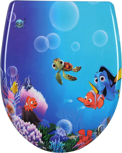 Rootz Deluxe Duroplast Toilet Seat - Soft-Close Seat - Quick Release Toilet Lid - Antibacterial - Easy Cleaning - Non-Slip - 45.5cm x 37.1cm