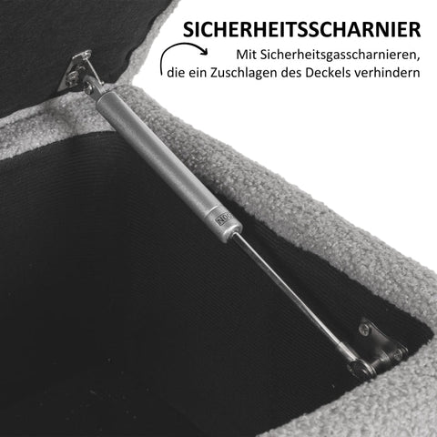 Rootz Upholstered Bench - Shoe Bench - Bed Bench - Stylish Storage Solution - 95cm x 38cm x 45cm