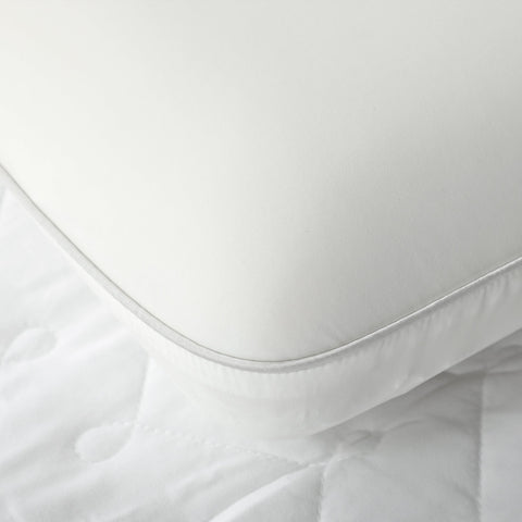 Rootz Memory Foam Pillow - Neck Support Cushion - Ergonomic Sleep Aid - Reduces Tension - 60 x 40 cm White