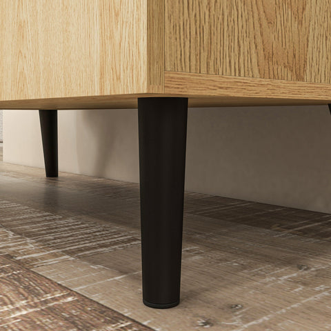 Rootz Kitchen Cabinet - Buffet Cabinet - Storage Unit - Adjustable Shelves - 80W x 40D x 178H cm