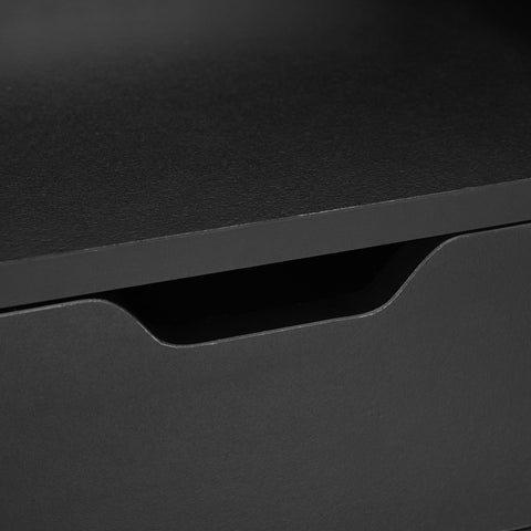 Rootz 2 Piece Set Wall-Mounted Bedside Tables - Wall-Hanging Nightstands - Floating Night Tables - Space-Saving Design - 40cm x 30cm x 19.5cm