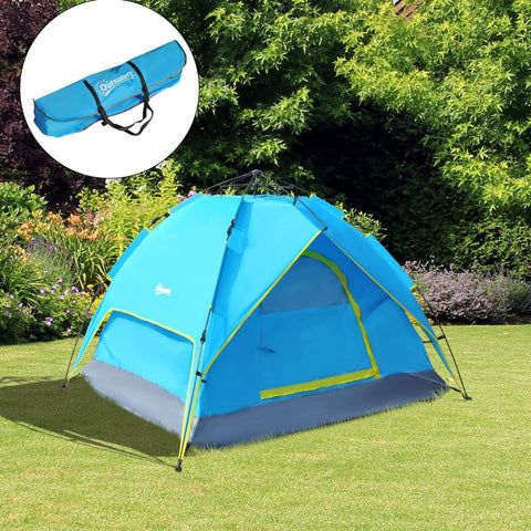Rootz Camping Tent - Pop Up Tent - Beach Tent - Quick Setup - Weather Resistant - Multi-Functional - 230cm x 200cm x 135cm