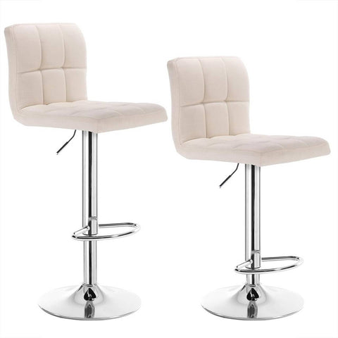 Rootz Adjustable Bar Stool - Counter Stool - Swivel Chair - Ergonomic Design - High Durability - Floor Protection - 92cm-114cm x 60cm-82cm