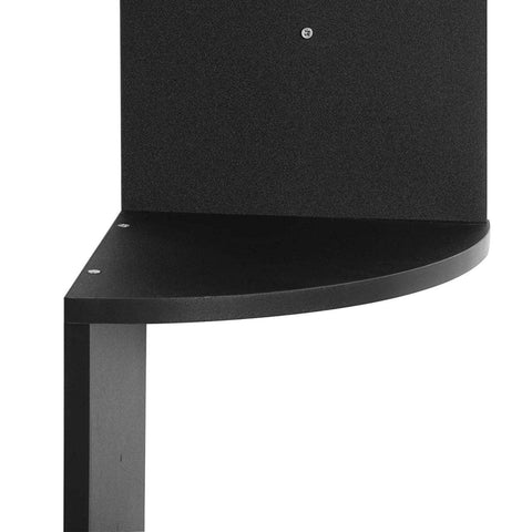 Rootz 5-Tier Corner Shelf Unit - Floating Shelf - Bookcase - Spacious Storage - 25cm x 156cm x 25cm - Made from MDF (E1) - PVC Veneer