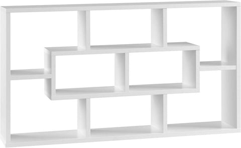 Rootz Wall Shelf - Decorative Storage Unit - Floating Shelves - High Load Capacity - 85cm x 48cm x 16cm