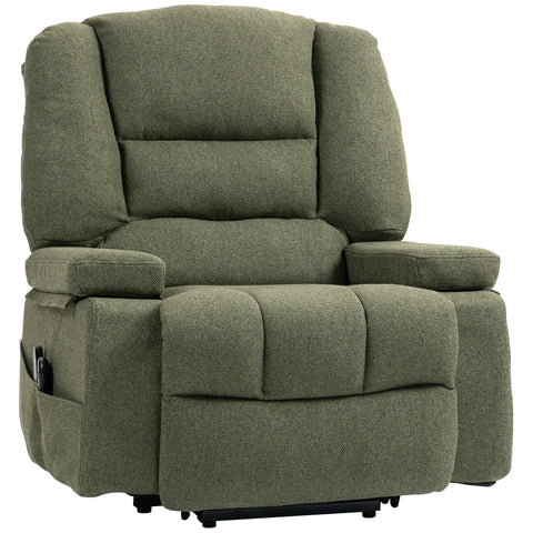 Rootz Electric Recliner Chair - Massage Armchair - Heated Seat - Remote Control - 89x90x102cm - Comfort Relaxation