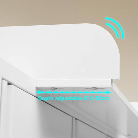 Rootz Diaper Attachment - Changing Table Converter - Baby Changing Station - Safe & Durable - 70x10x80 cm - White