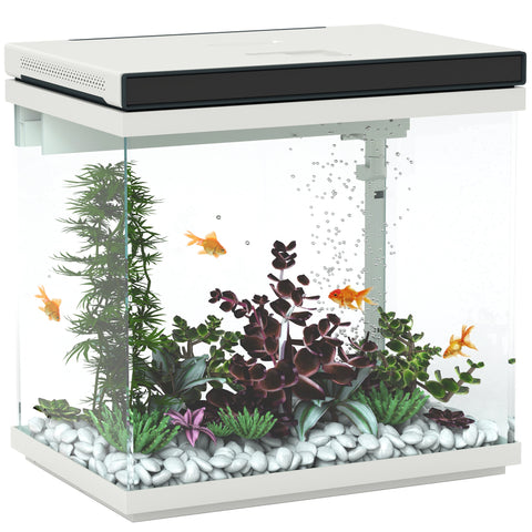 Rootz 26 Liter Aquarium Kit - Fish Tank - LED Lit Aquarium - Quiet Operation - 38cm x 26cm x 37.6cm