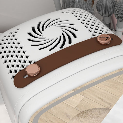 Rootz 6L Cosmetic Mini Fridge - Beauty Fridge - Skincare Cooler - Preserves Products - 24.3x19.4x35.6cm - Mirror & LED Lights