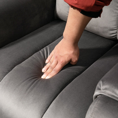 Rootz Electrical Massage Armchair - Adjustable Recliner - Velvet Seat - 8-Point Massage - 79cm x 97cm x 103cm