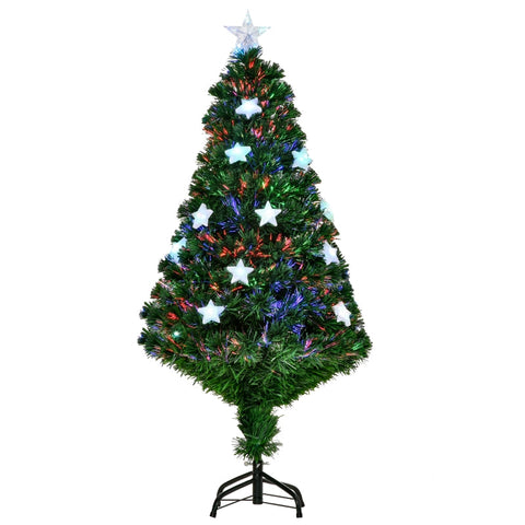 Rootz Artificial Christmas Tree - Realistic Holiday Tree - LED Lighted Xmas Tree - 130 Branches - Easy Setup - Durable Plastic and Fiberglass - 120cm x 60cm