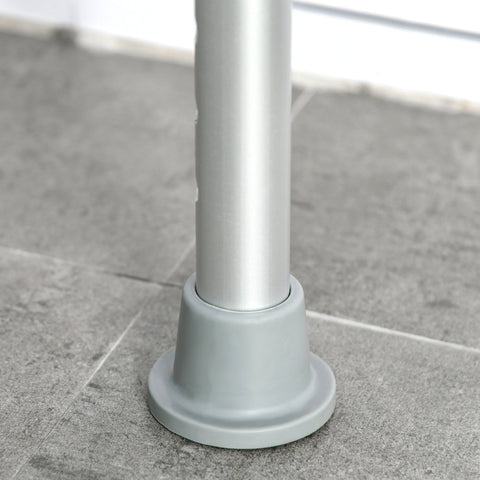 Rootz Shower Stool - Shower Seat - Bath Stool - Non-slip - Height Adjustable - Ø 33cm x 35.5-48.5cm