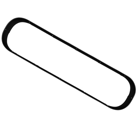 Rootz Raised Garden Bed Plant Box - Modular Steel Planter - Flower Box - Optimizes Root Growth - 240 x 62 x 30cm