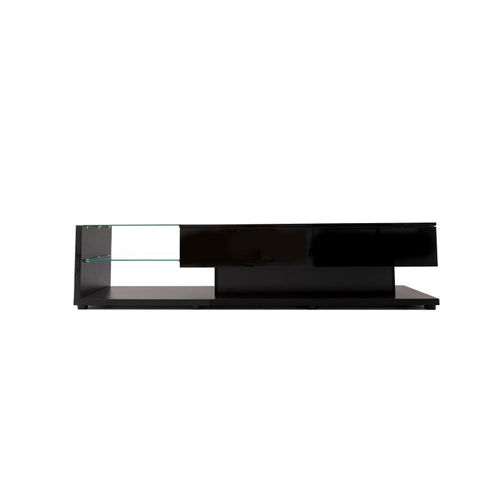 Rootz High Gloss TV Cabinet - Media Console - Entertainment Unit - LED Lighting - 170cm x 36cm x 38cm