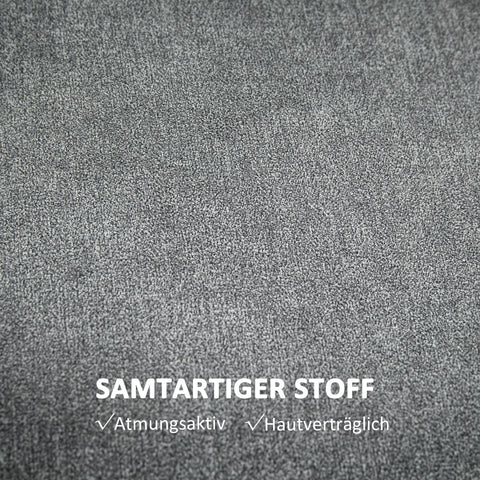 Rootz Gray Massage Chair - Recliner - Upholstery Chair - Lumbar Heating - 8 Massage Points - 82cm x 96cm x 106cm