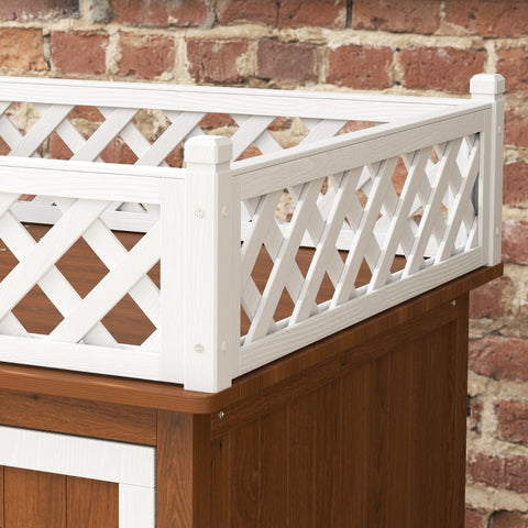 Rootz Cat Cave - Cat House - Small Animal Shelter - Cozy 2-Story Design - 67.5cm x 63cm x 68.5cm