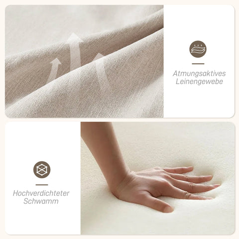 Rootz Upholstered Armchair - Reading Chair - Makeup Chair - Comfort & Stability - 62W x 82D x 82H cm