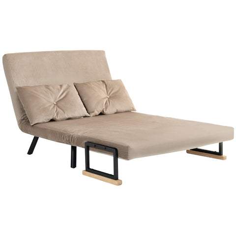 Rootz Sleeping Chair - Guest Bed - Sofa Bed - 5-Level Adjustable Backrest - Robust Steel Frame - 102cm x 73cm x 81cm