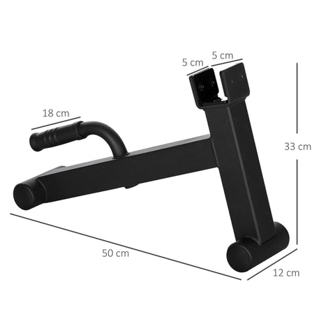 Rootz Barbell Jack - Deadlift Jack - Lifting Tool - Non-Slip Handle - 50 x 12 x 33 cm - Black
