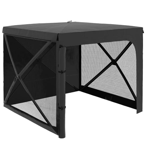 Rootz Pop-up Tent - Camping Tent - Folding Tent - Including Transport Bag - Weatherproof - Grey - 244 x 210 x 213 cm