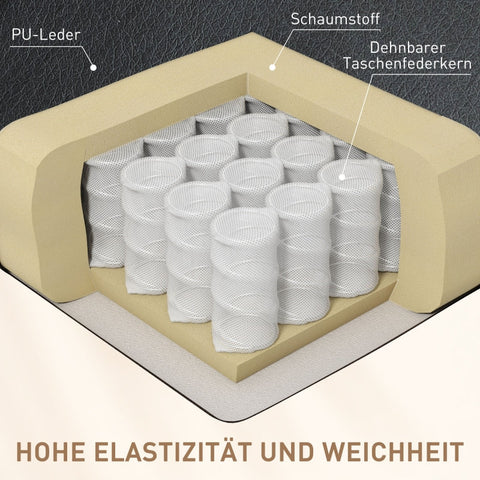 Rootz Massage Chair - Recliner Chair - Vibrating Massager - Heated Backrest - 85cm x 94cm x 104cm