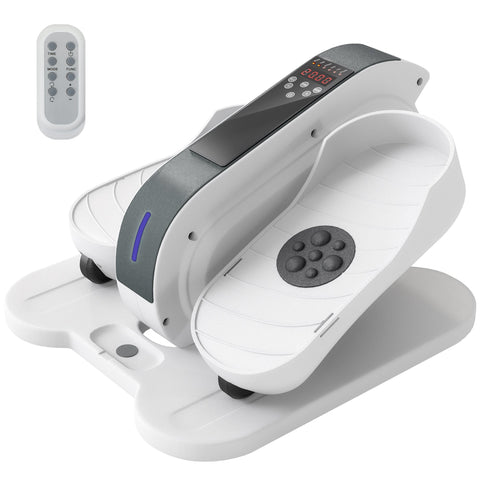 Rootz Mini-EllipStrainer - Seat Pedal Trainer - Compact Elliptical - 10 Speed Levels - LCD Remote - 45cm x 42cm x 27cm