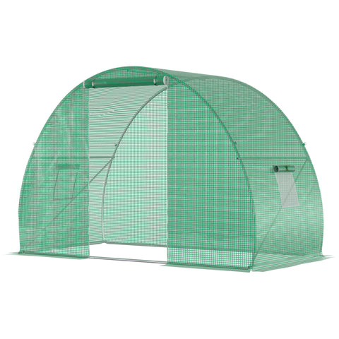 Rootz Garden Greenhouse Tunnel - Winter Greenhouse - Plant Protection Shelter - UV Resistant - 3L x 1.5W x 2H m