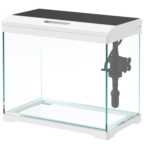 Rootz 17L Tropical Aquarium - Fish Tank - LED Light Aquarium - Easy Maintenance - 35cm x 21cm x 31cm