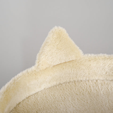 Rootz Cat Tree Multi-Scratch Furniture - Cat Tower - Pet Playhouse - Durable Platforms - Ø 48 x 104H cm - Brown