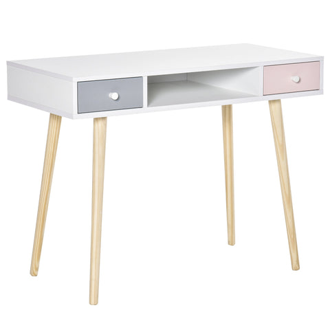 Rootz Children's Desk with Drawer - Kids Table - Multicolored Desk - Encourages Learning - 100 x 48 x 76.5 cm