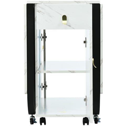 Rootz Foldable Dining Table - Convertible Table - Multi-Use Table - Elegant Design - 150cm x 80cm x 76cm