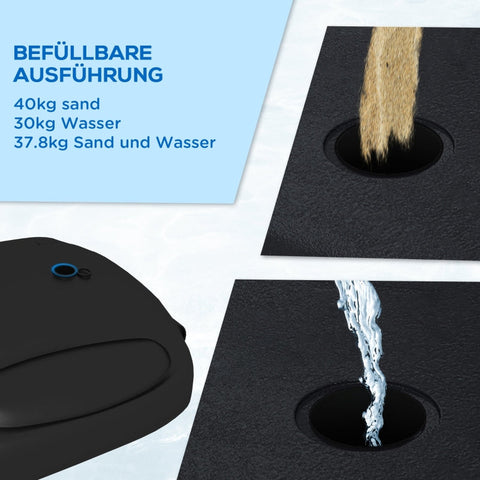 Rootz Basketball Stand - Adjustable Height Hoop - Heavy Duty Steel Frame - Mobile Basketball System - 1.7m to 2.3m Basket Height - 83cm x 2cm x 60cm Back Panel - Black