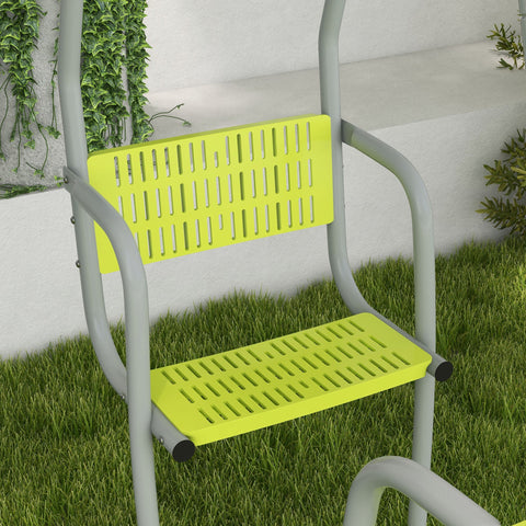 Rootz 3 in 1 Children's Swing - Kids Playground Set - Garden Swing - 3 Swings - Supports 5 Kids - 283x156x180cm