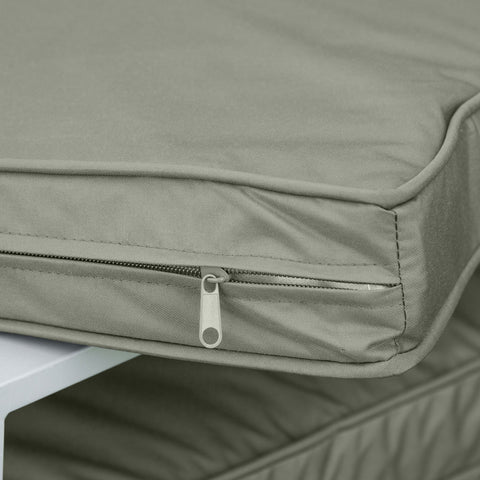 Rootz 2 Piece Seat Cushion Set - Chair Cushion - Upholstery Pad - Comfortable Seating - 56cm x 52cm x 7cm