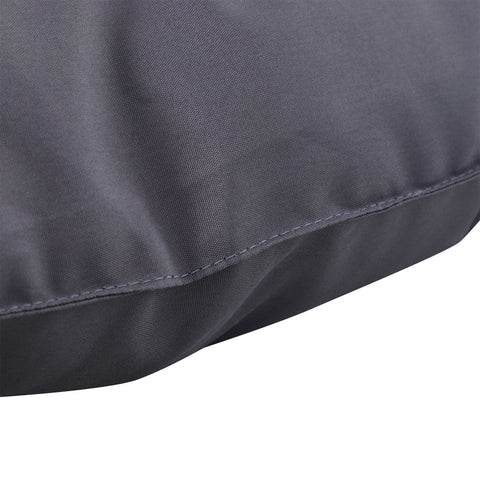 Rootz Seat Cushion Back Cushion for Garden Bench - Swing Sofa Pad - Outdoor Sofa Cushion - Great Comfort - 132cm x 110cm x 10cm - Grey