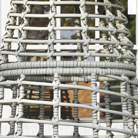 Rootz Garden Couch Table - Outdoor Circular Coffee Table - Rattan Optics - Durable & Elegant - Ø45cm x 50cm