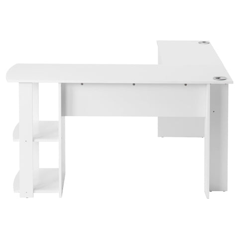 Rootz L-Shaped Corner Desk - Computer Table - Office Desk - Water-Repellent & Scratch-Resistant - 140cm x 140cm x 75cm